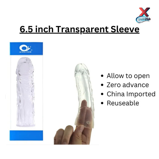 6.5 Inch Transparent Sleeve